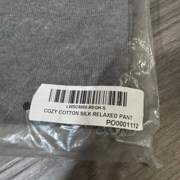 LUNYA COZY COTTON SILK RELAXED WIDE LEG LOUNGEWEAR PANT - NEW - Picture 8 of 14